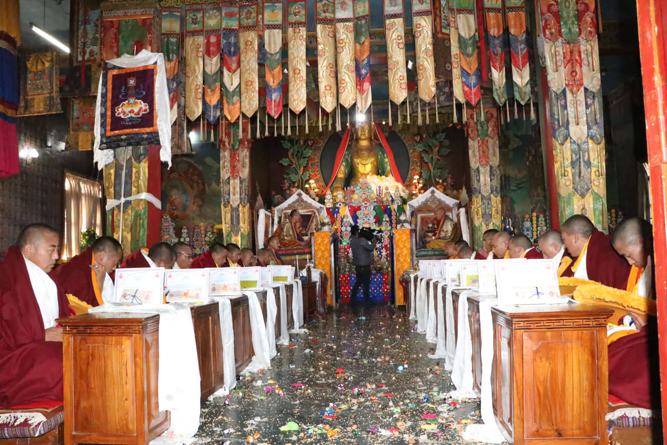 NEWS FROM THE 10TH GESHE CEREMONY FROM THE TRITEN NORBUTSE MONASTERY IN ...